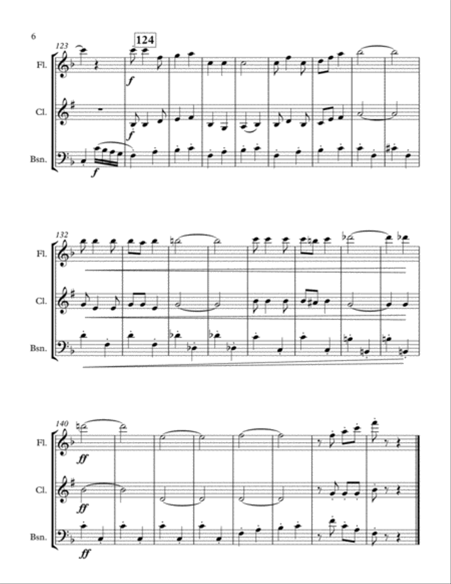 I Cain't Say No I Cain't Say No Woodwind Trio scores gallery preview page 6