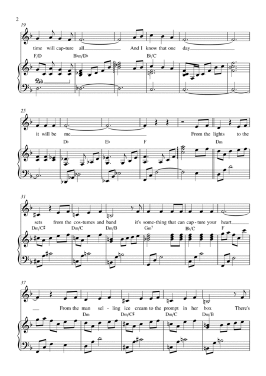 The Magic of the Theatre The Magic of the Theatre Voice scores gallery preview page 2
