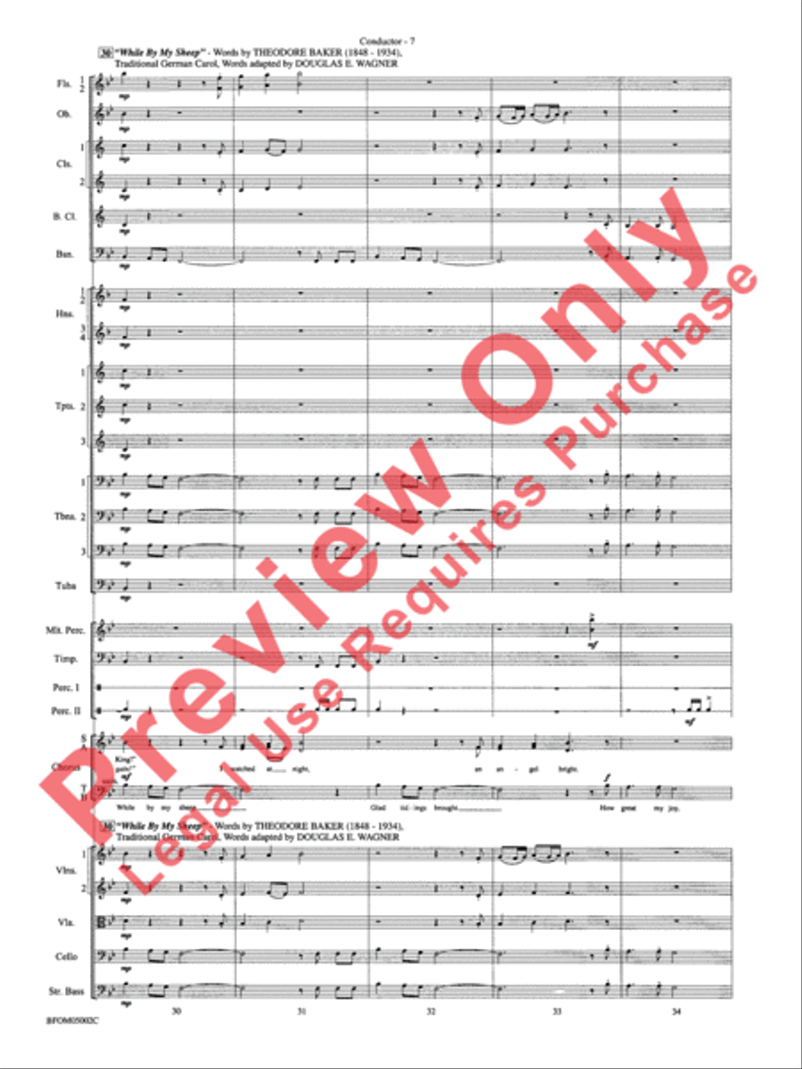 A Festival of Carols Full Orchestra scores gallery preview page 10