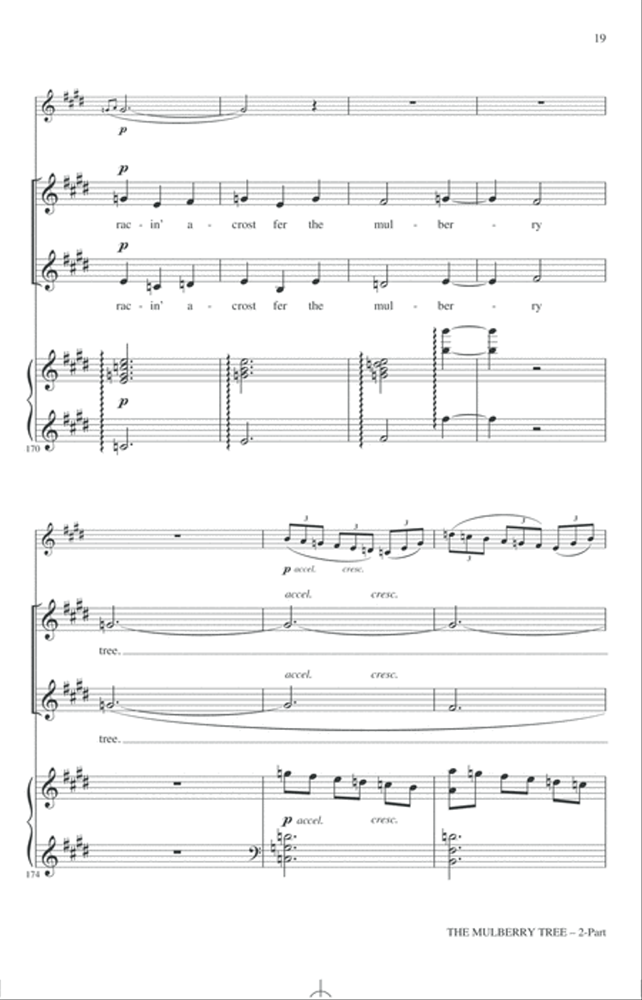 The Mulberry Tree 2-Part scores gallery preview page 17