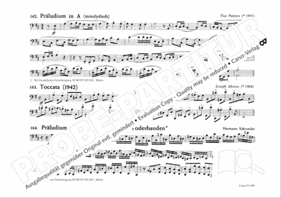 Orgelschule Organ scores gallery preview page 112