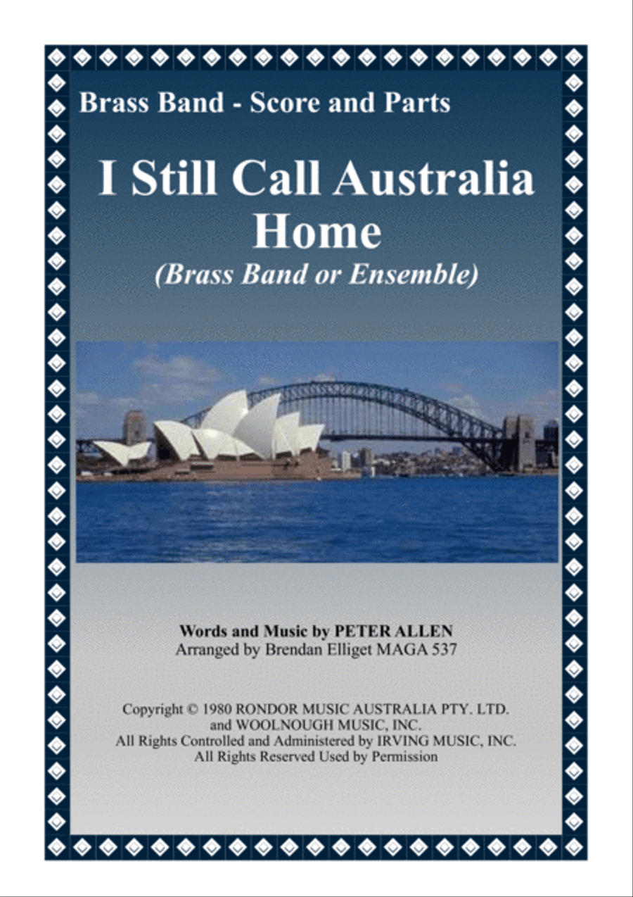 I Still Call Australia Home Brass Ensemble scores gallery preview page 1