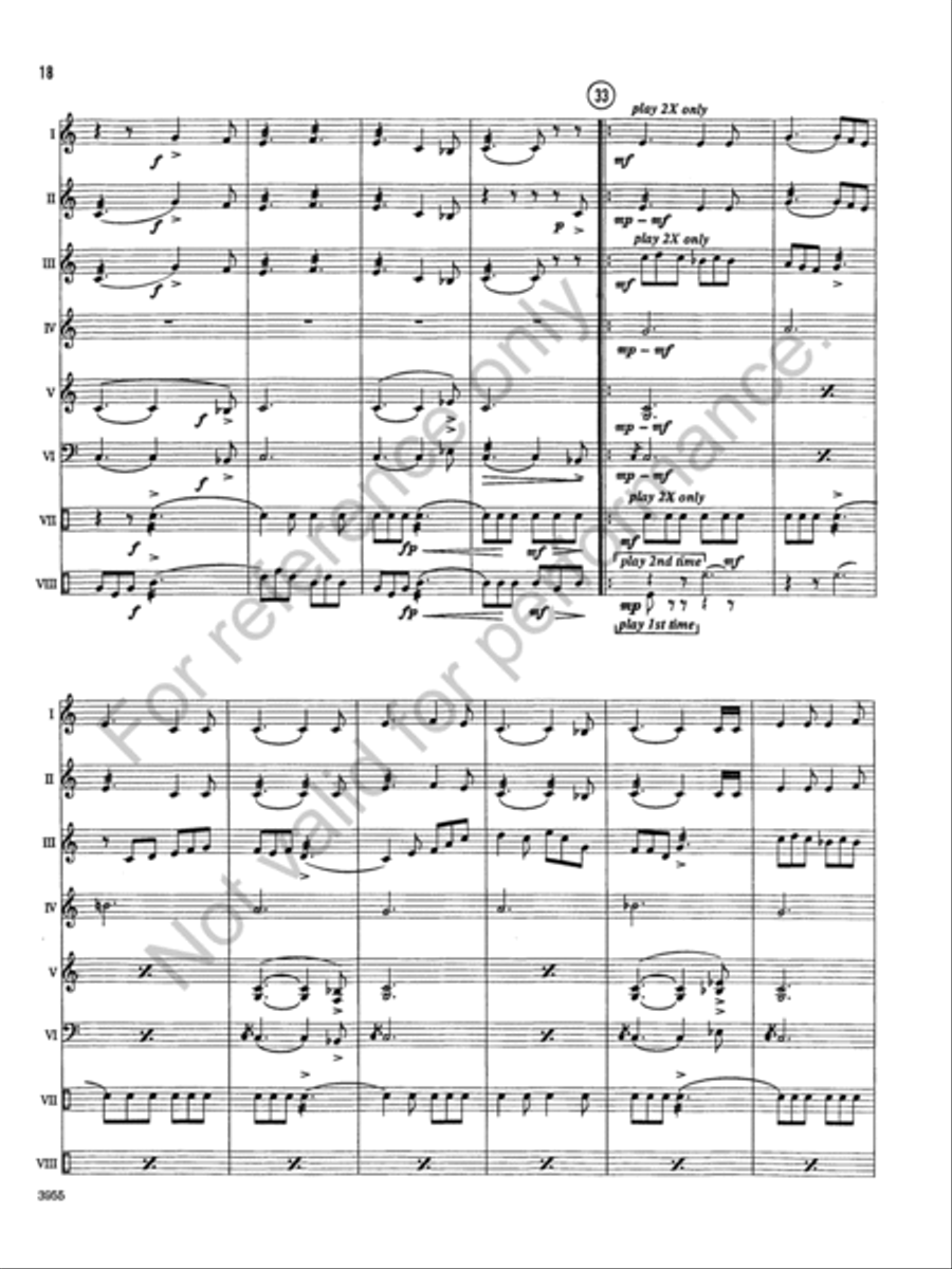 Windstone Suite Percussion Ensemble scores gallery preview page 17