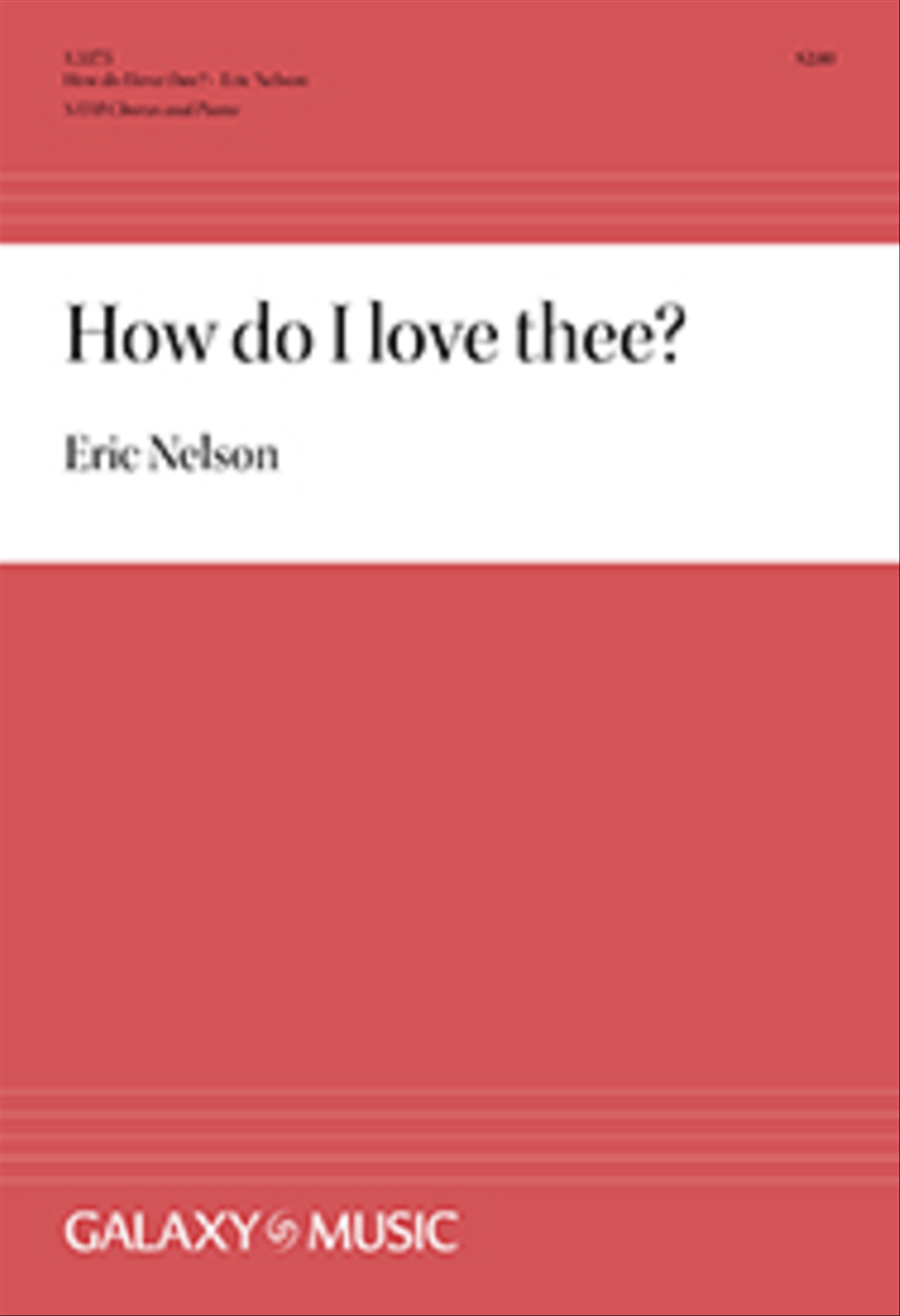 How Do I Love Thee? 4-Part scores gallery preview page 1