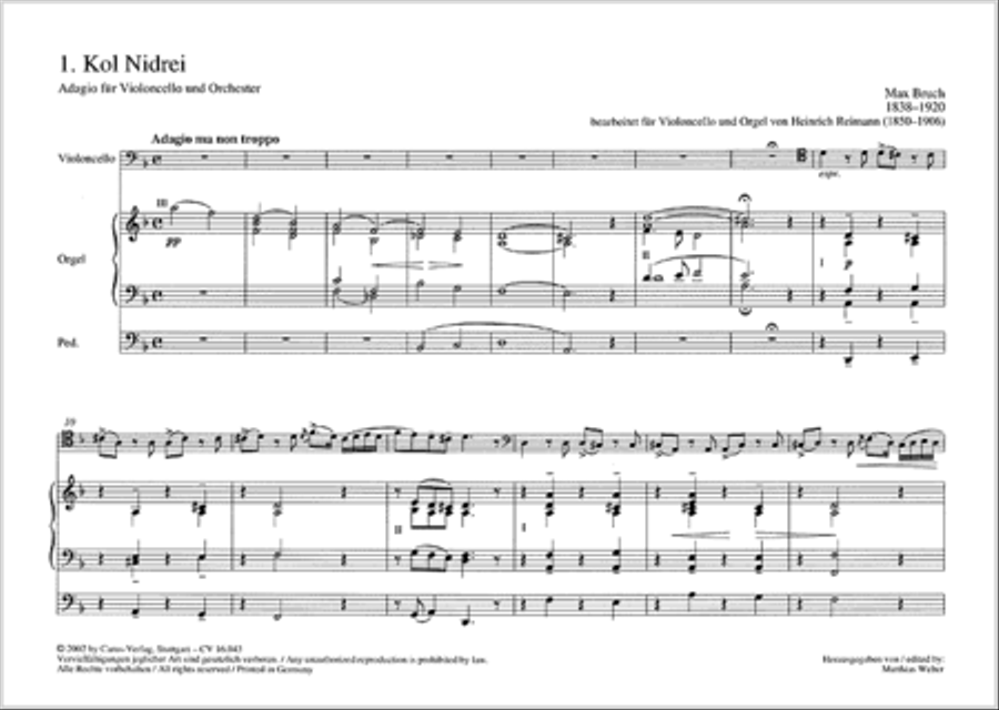 Romantic Music for Violoncello and Organ Cello scores gallery preview page 2