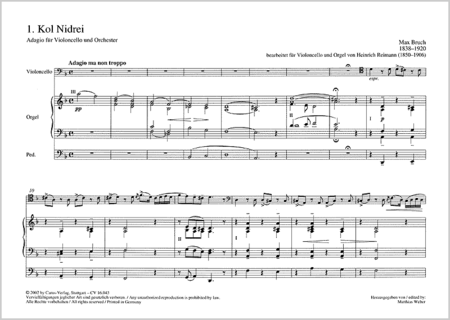 Romantic Music for Violoncello and Organ