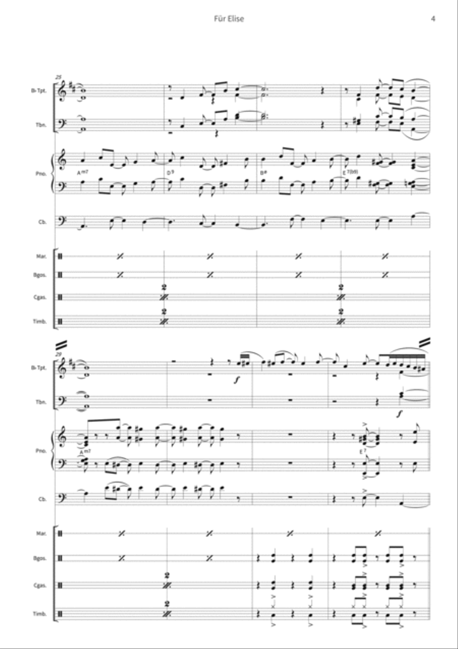 Für Elise Für Elise Score scores gallery preview page 6