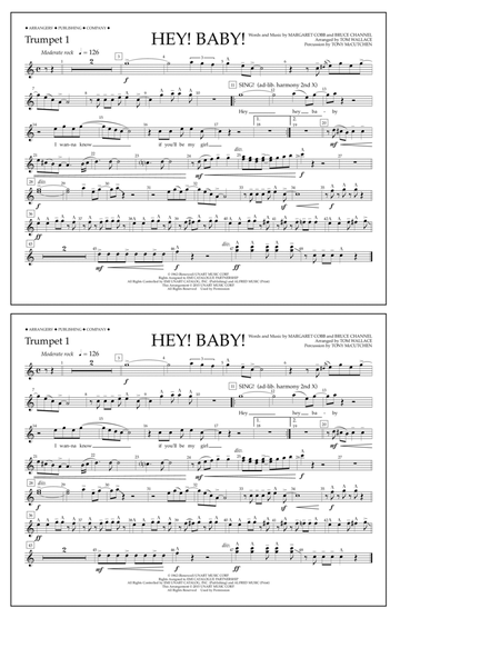 Hey! Baby! - Trumpet 1