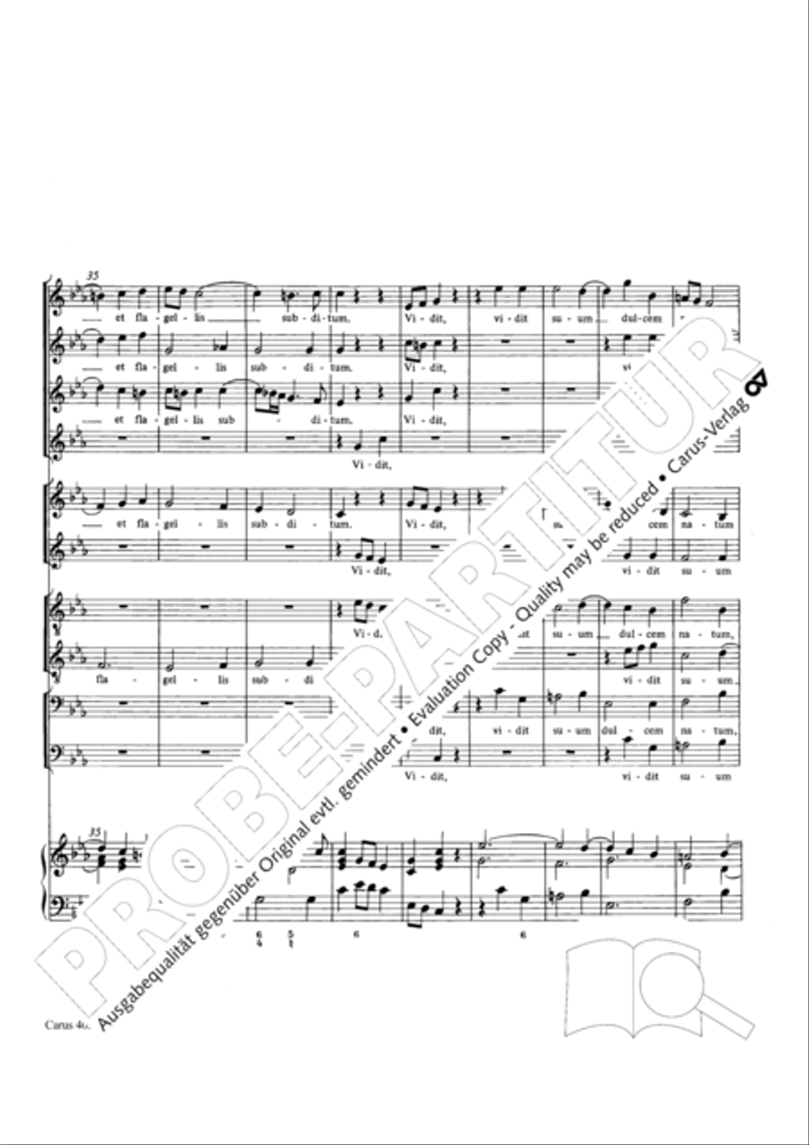 Stabat mater Choir scores gallery preview page 35