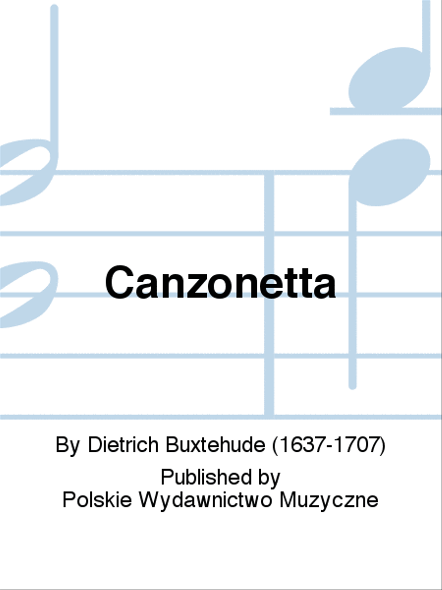 Canzonetta Canzonetta Organ scores gallery preview page 1