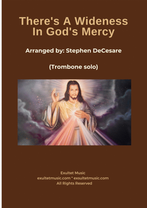 Book cover for There's A Wideness In God's Mercy (Trombone solo and Piano)