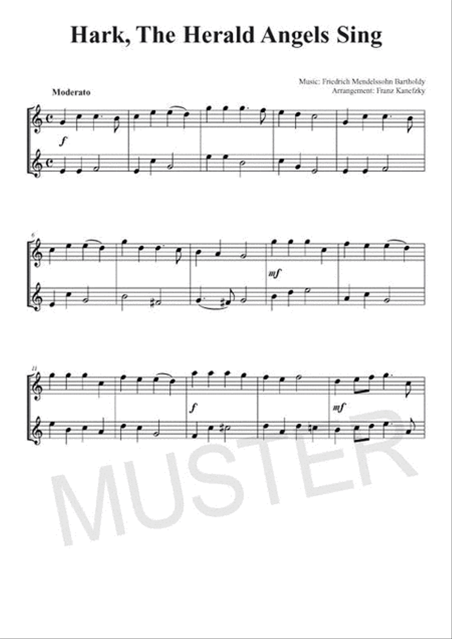100 Leichte Duette für 2 Querflöten Flute Duet scores gallery preview page 7
