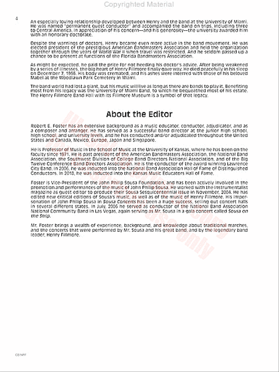 Americans We Concert Band scores gallery preview page 5