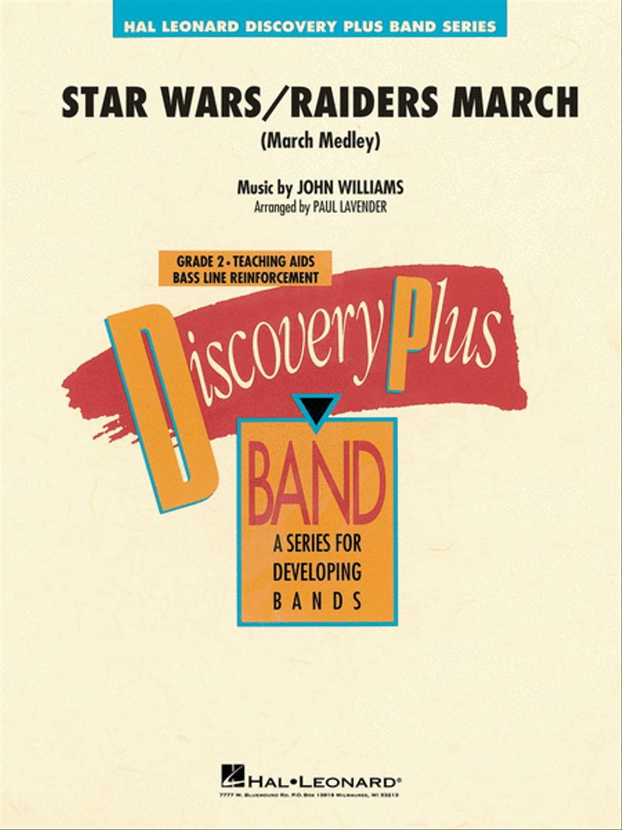Star Wars/Raiders March (March Medley) Concert Band scores gallery preview page 1