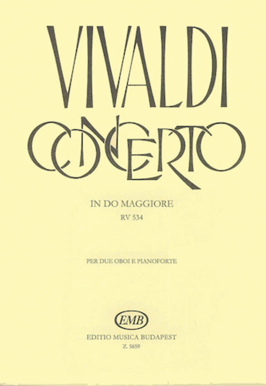 Concerto in C Major for 2 Oboes, Strings and Continuo, RV 534