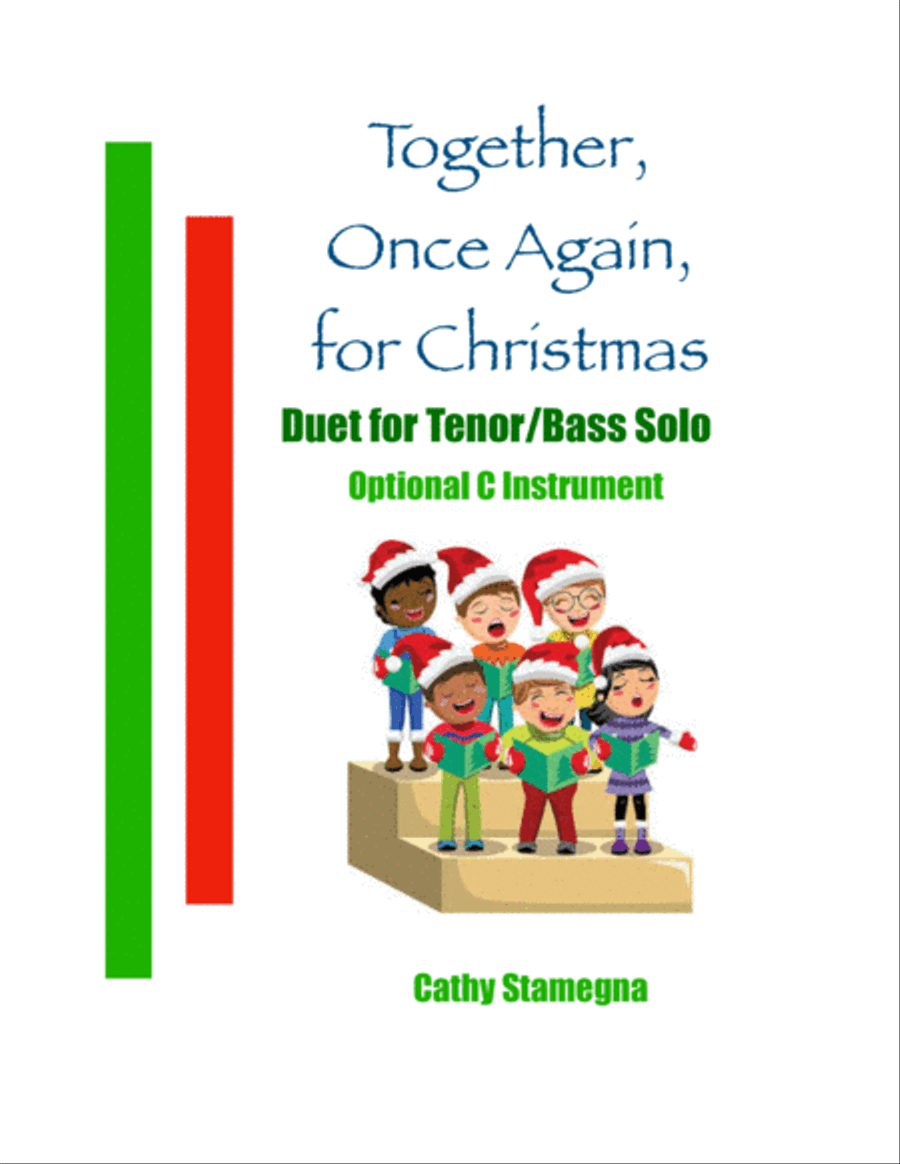 Together, Once Again, for Christmas (Duet for Tenor/Bass Solo, Optional C Instrument, Piano Acc.) Bass Voice scores gallery preview page 1