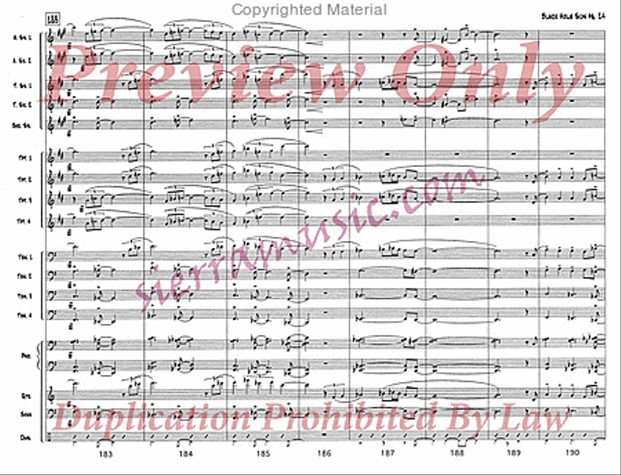 Black Hole Sun Jazz Ensemble scores gallery preview page 25