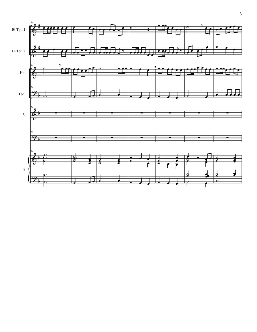 Come Holy Ghost - Lambillotte - Hymn Concertante 4-Part scores gallery preview page 3