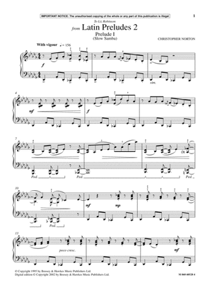 Prelude I (Slow Samba) (from Latin Preludes 2)