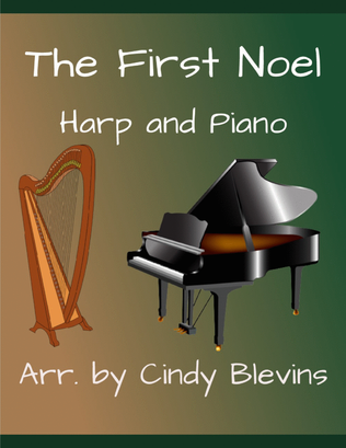 Book cover for The First Noel, Harp and Piano Duet