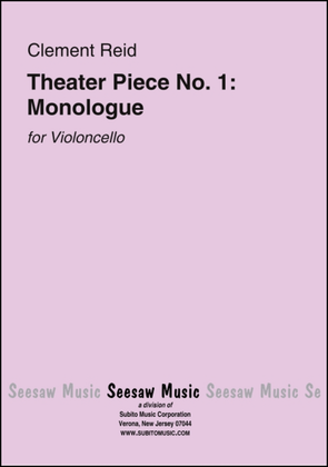 Theater Piece No. 1: Monologue