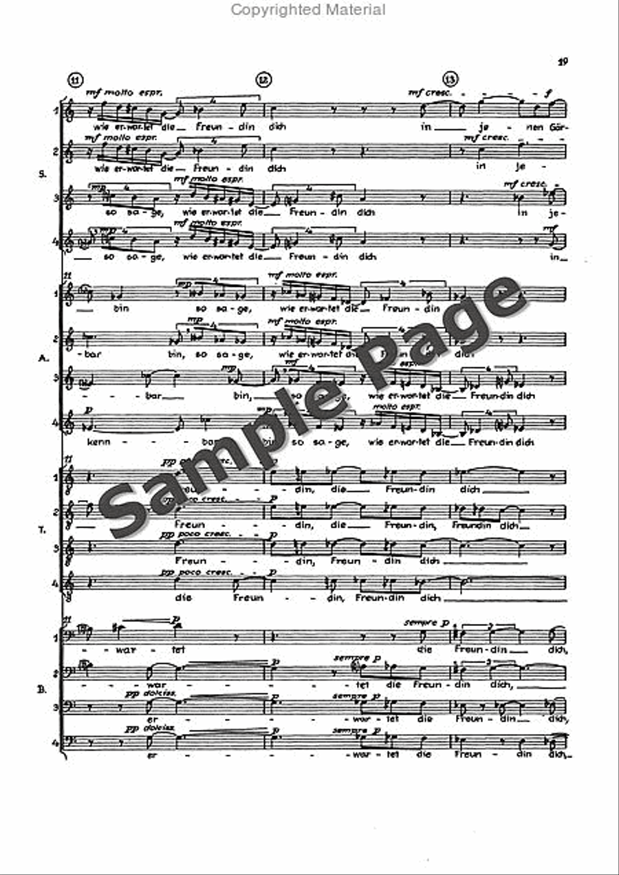 3 Phantasien 4-Part scores gallery preview page 20