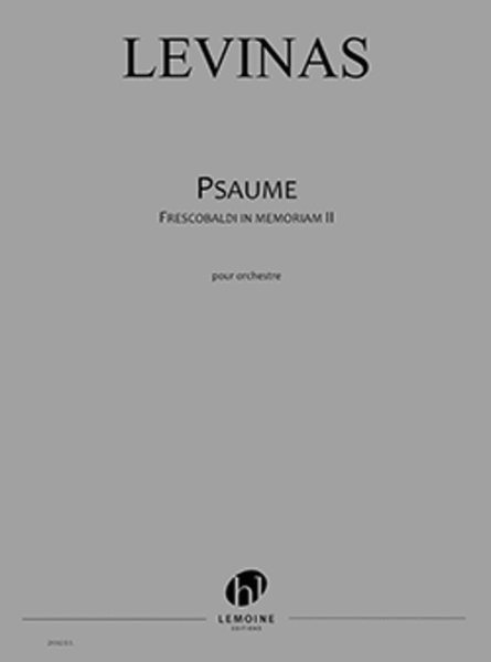 Psaume - Frescobaldi in memoriam II