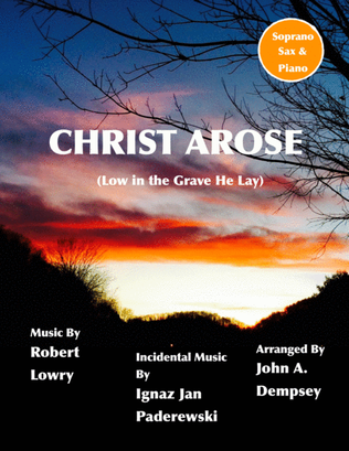 Book cover for He Arose (Soprano Sax and Piano)