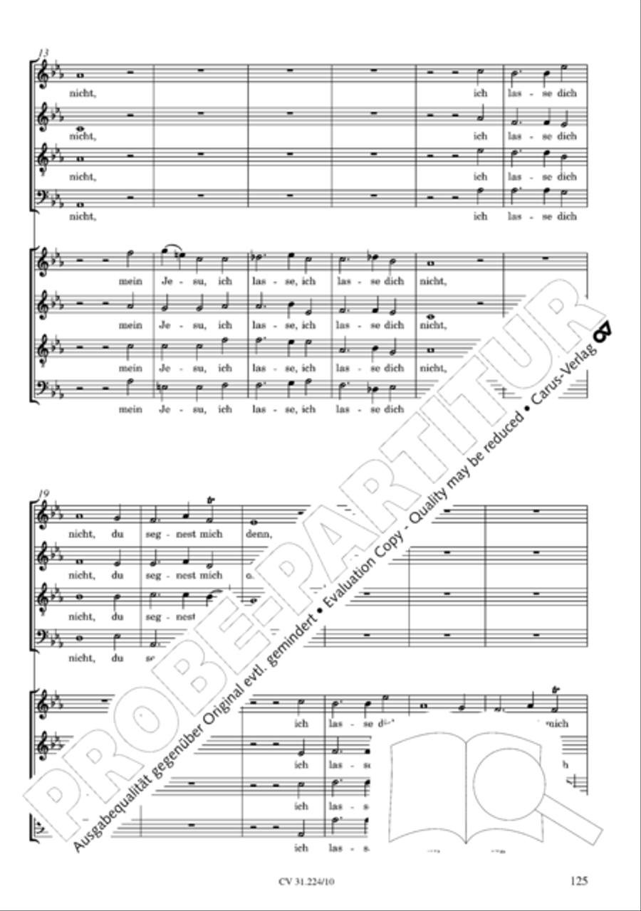 The complete motets (without Bc) Choir scores gallery preview page 132