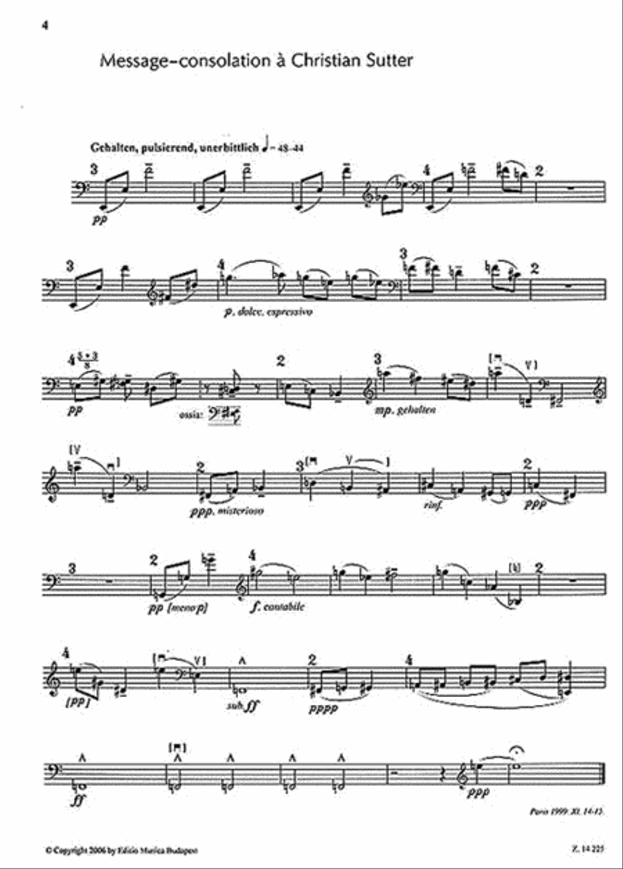 Signs, Games and Messages Double Bass scores gallery preview page 3