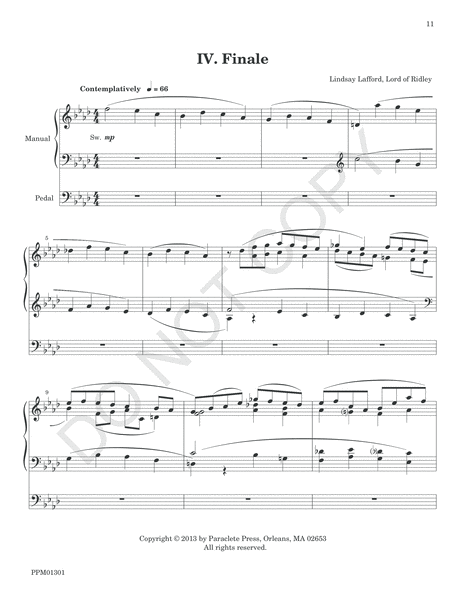 Sonata No. 2 for Organ