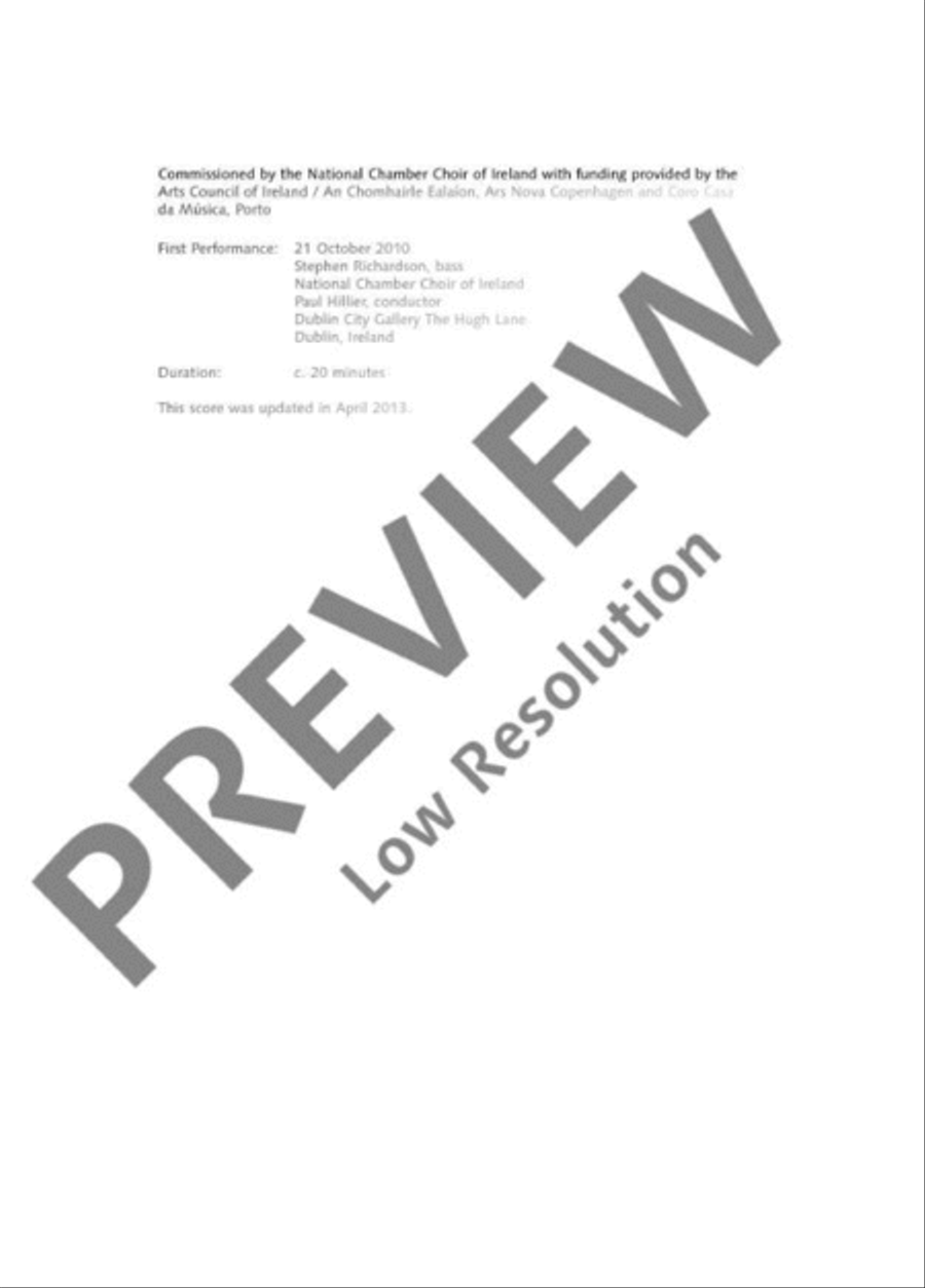 Schott and Sons, Mainz 4-Part scores gallery preview page 3