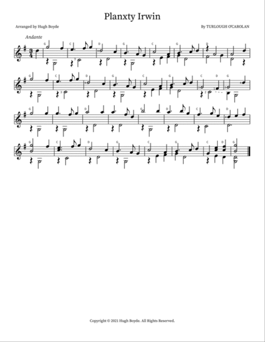 Planxty Irwin Mandolin scores gallery preview page 2