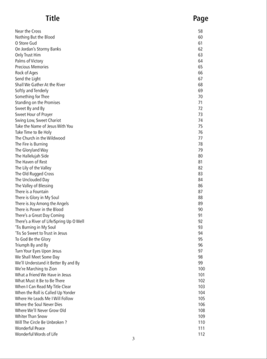 100 Gospel Songs and Hymns for Flute and Guitar Flute scores gallery preview page 4