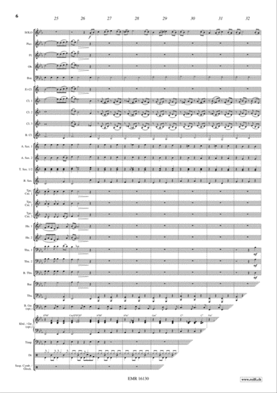 Just One Concert Band scores gallery preview page 7
