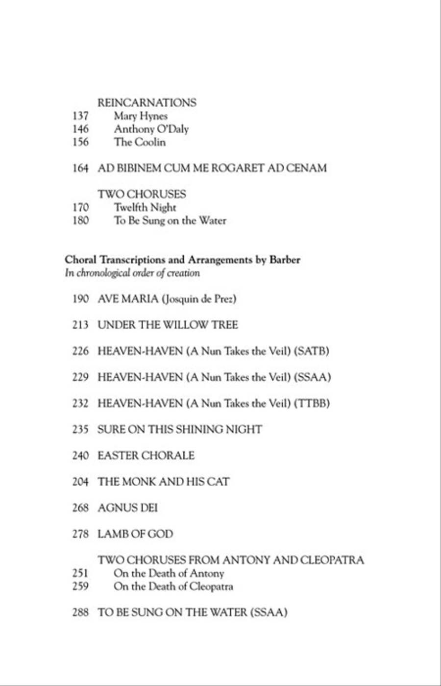Complete Choral Music 4-Part scores gallery preview page 3