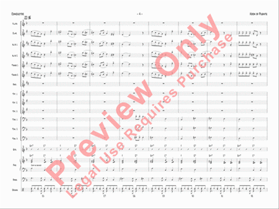 Horn of Puente Horn of Puente Jazz Ensemble scores gallery preview page 7