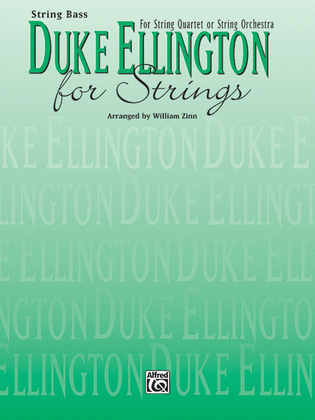 Book cover for Duke Ellington for Strings