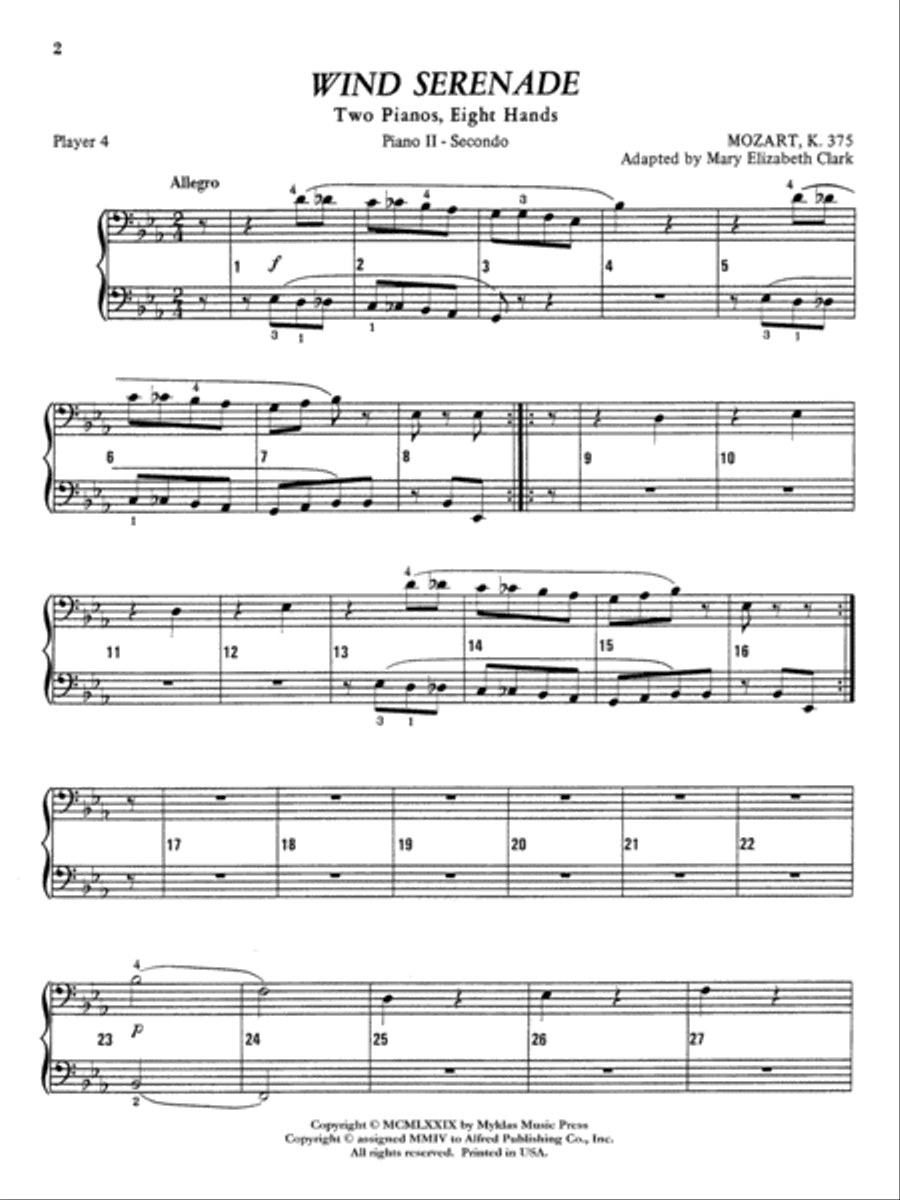Wind Serenade Small Ensemble scores gallery preview page 4