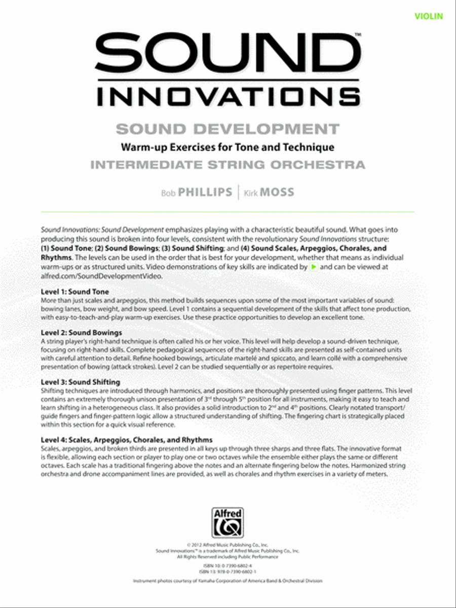 Sound Innovations for String Orchestra -- Sound Development Chamber Orchestra scores gallery preview page 2