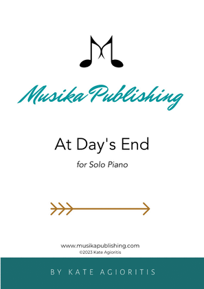 At Day's End - for Solo Piano
