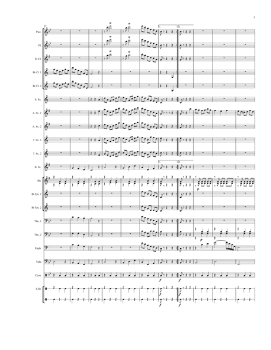 Josefa Leite Soares Josefa Leite Soares Concert Band scores gallery preview page 5