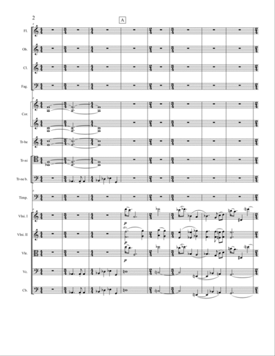 Symphony No. 4 - Score Only Full Orchestra scores gallery preview page 2