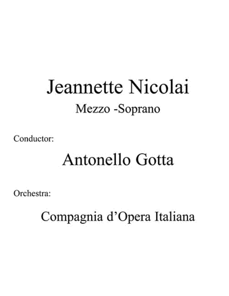 Cantolopera: Arias for Mezzo-Soprano - Volume 2 image number null