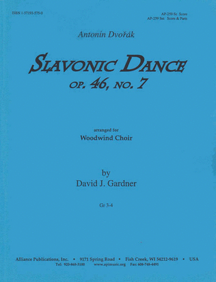 Slavonic Dance, Opus 46, No. 7 - Ww Chr