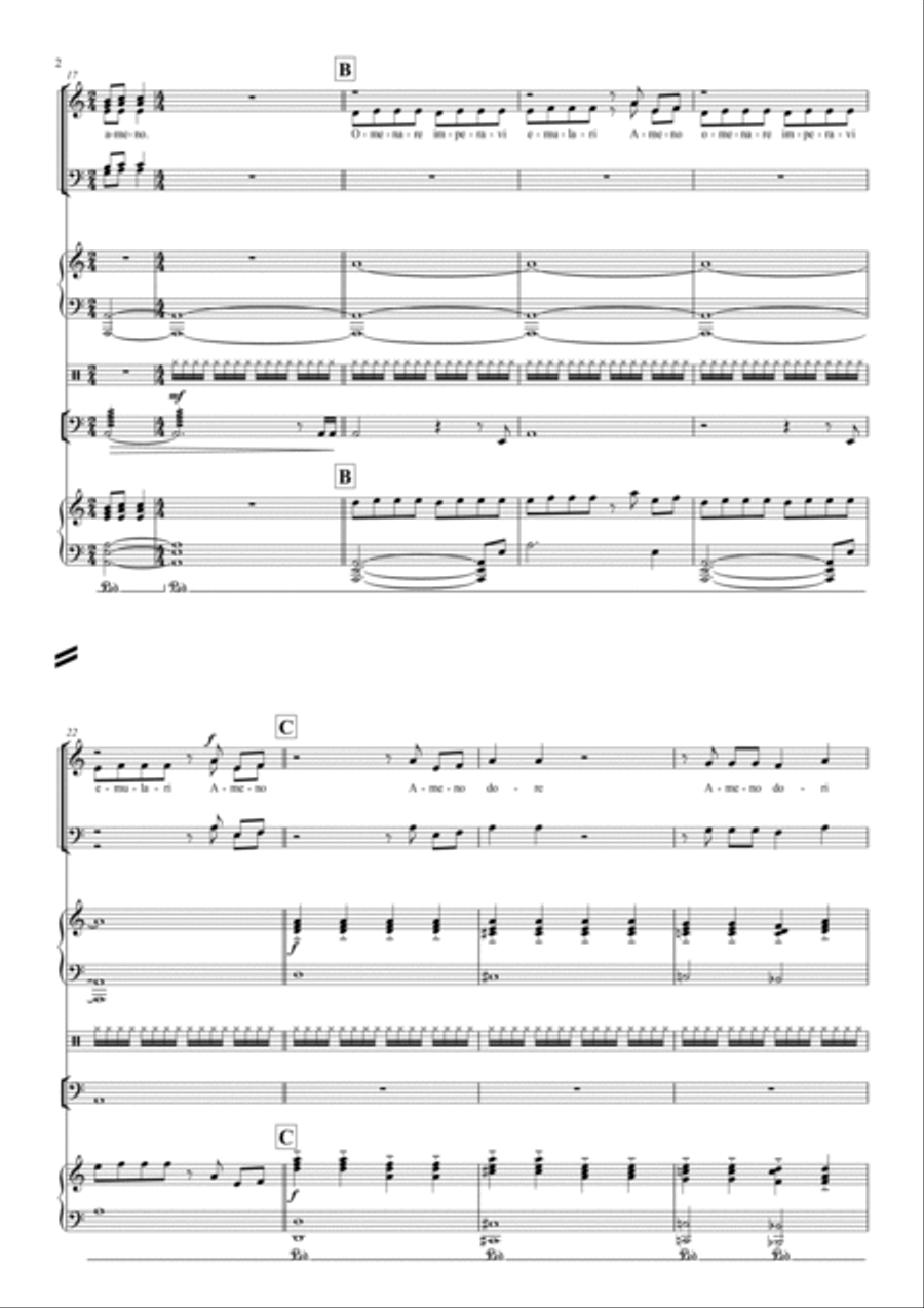 Ameno Ameno 4-Part scores gallery preview page 3