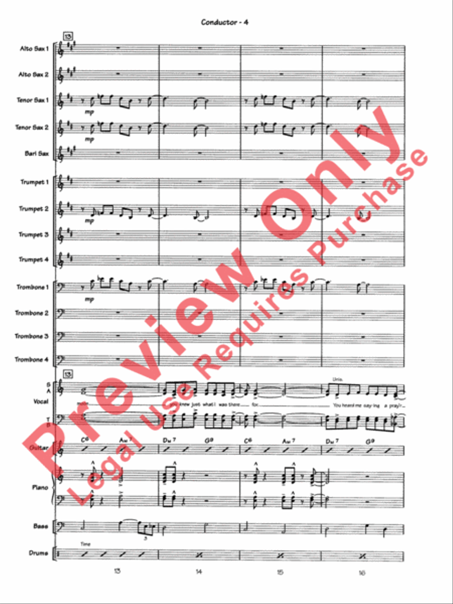 Blue Moon Jazz Ensemble scores gallery preview page 7