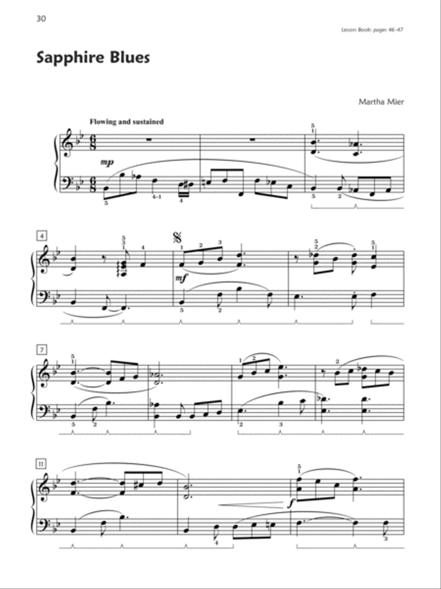 Premier Piano Course -- Jazz, Rags & Blues, Book 5 Piano Method scores gallery preview page 5