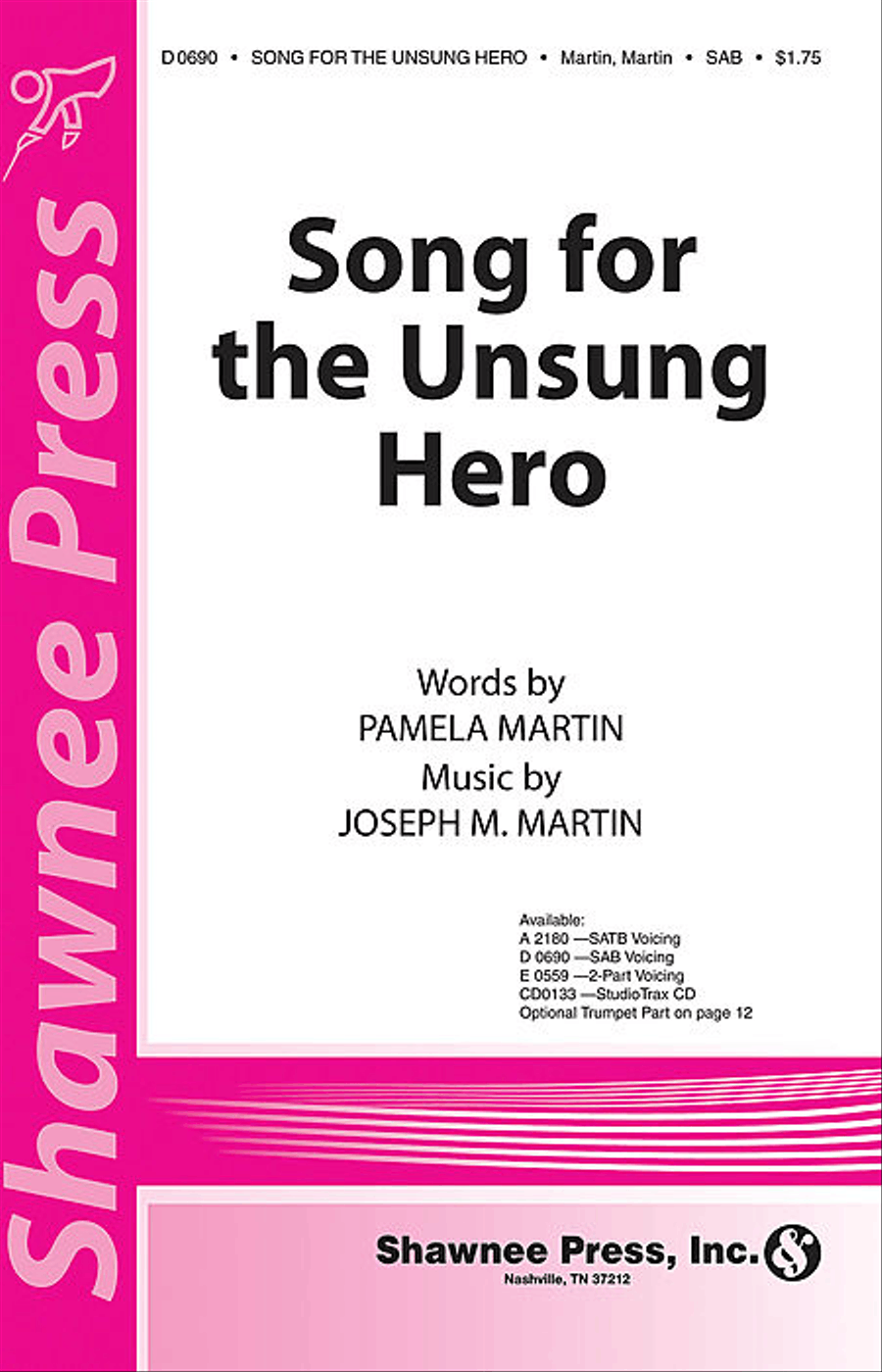 Song for the Unsung Hero 4-Part scores gallery preview page 1