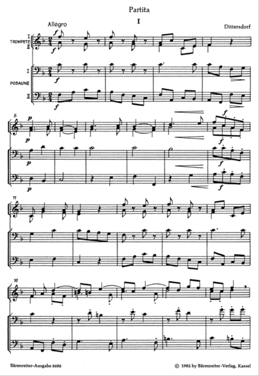 Bläser-Partiten der Klassik Brass Band scores gallery preview page 2